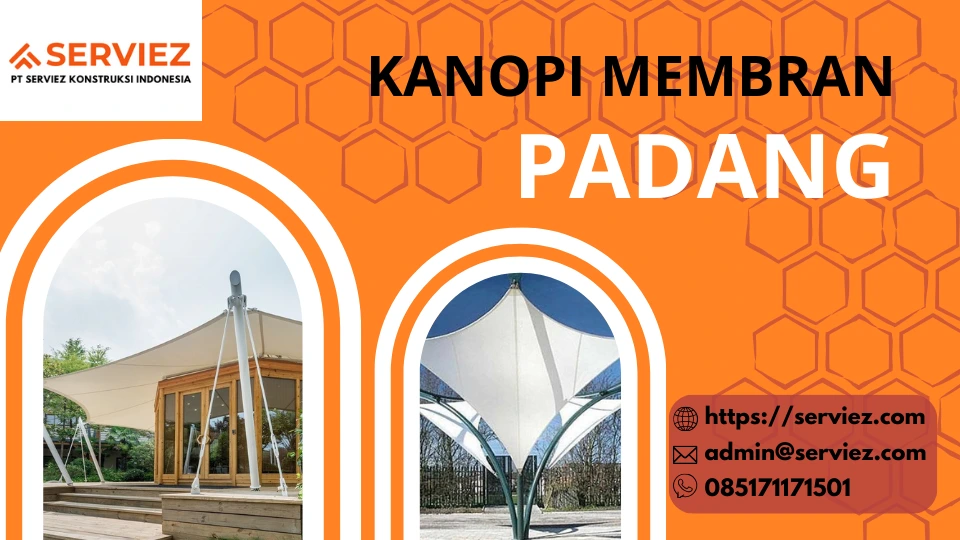 Kanopi Membran di Padang