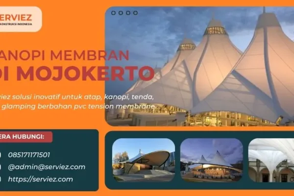 Kanopi Membran di Mojokerto