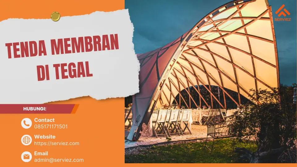 Tenda membran di Tegal 