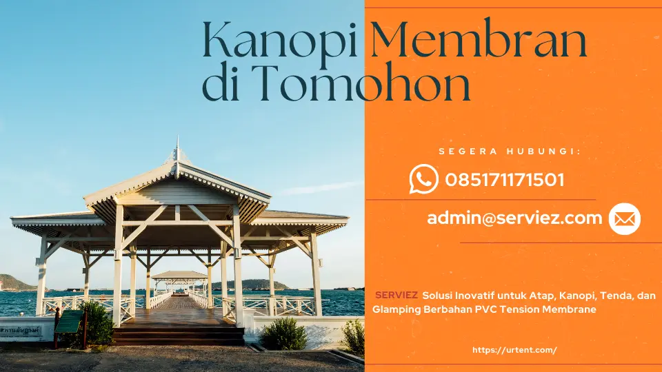 Kanopi Membran di Tomohon