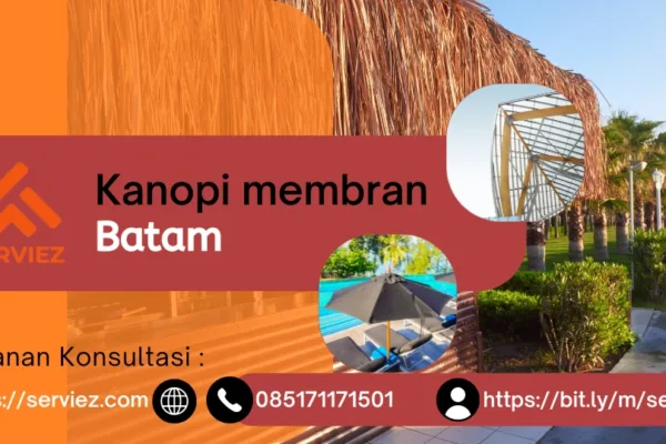 Kanopi membran di Batam