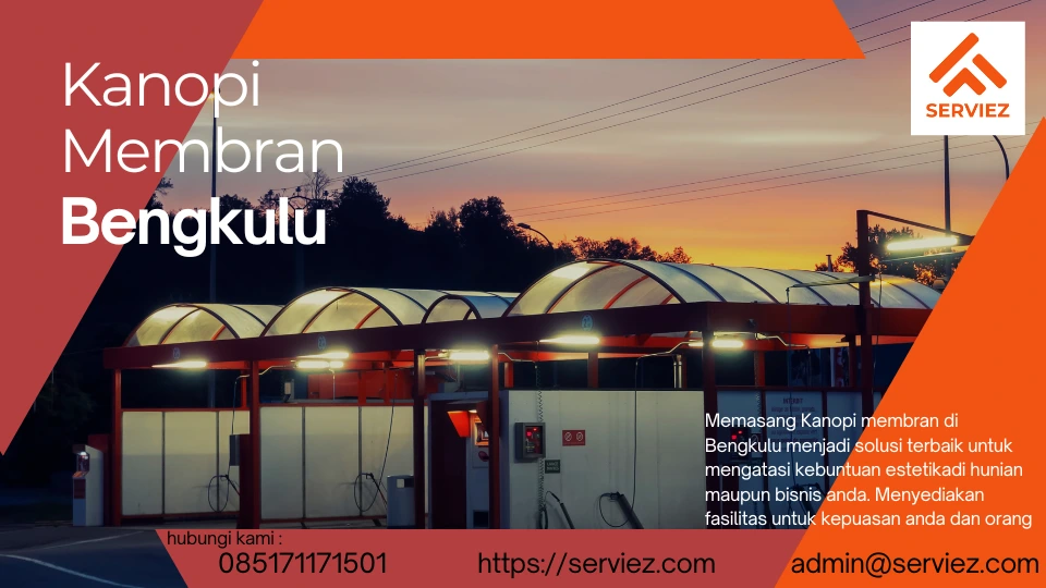 Kanopi Membran di Bengkulu