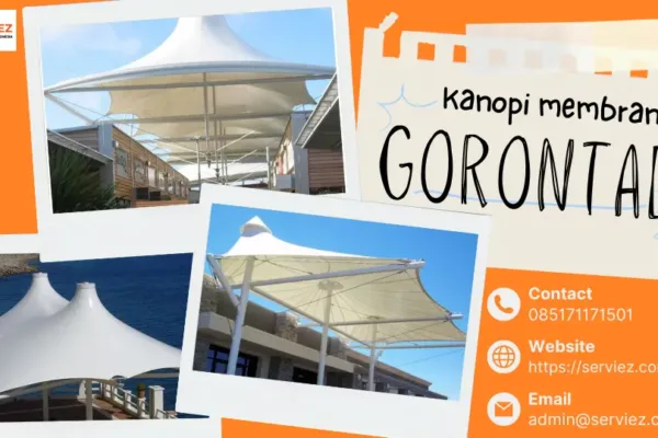 Kanopi membran di Gorontalo
