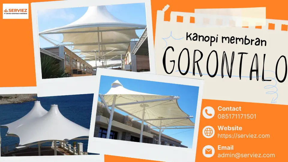 Kanopi Membran di Gorontalo