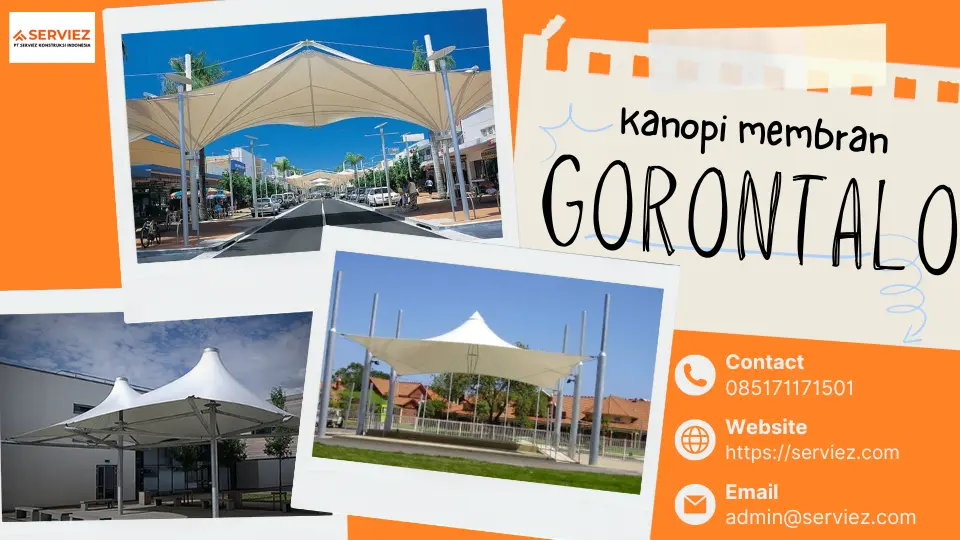 Kanopi Membran di Gorontalo