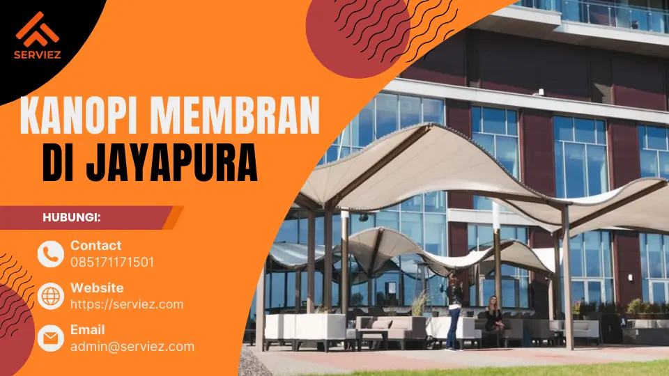 Kanopi membran di Jayapura 