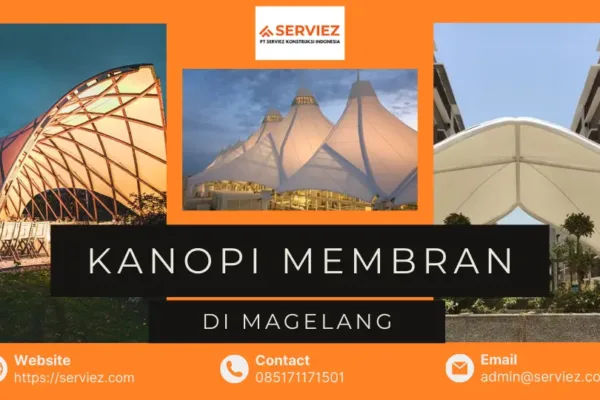 Kanopi membran di Magelang