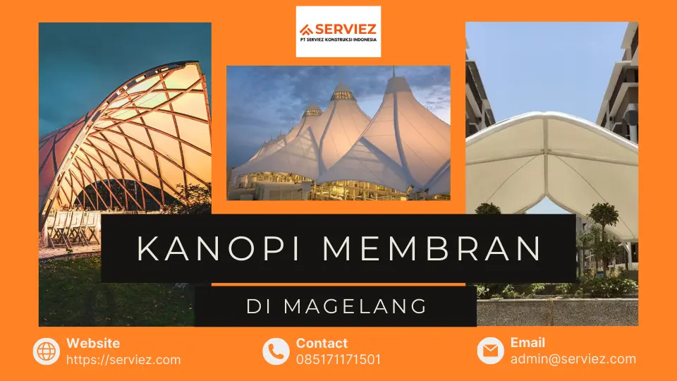 Kanopi membran di Magelang 