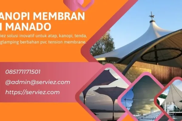 Kanopi Membran di Manado