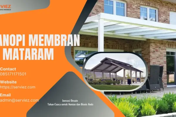 Kanopi membran di Mataram