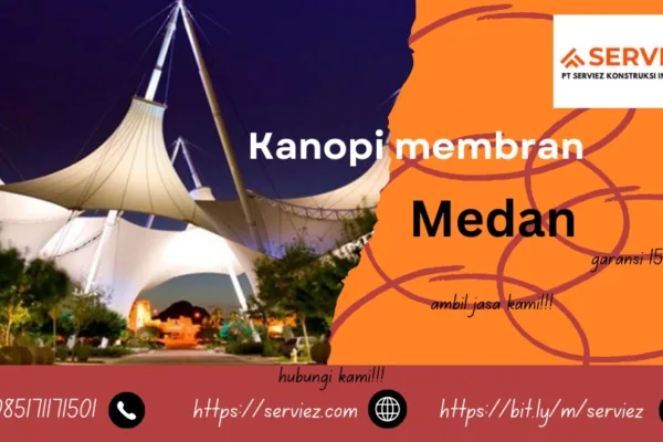 Kanopi membran di Medan