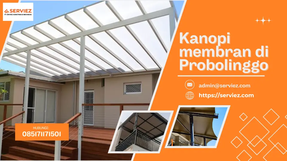 Kanopi membran di Probolinggo