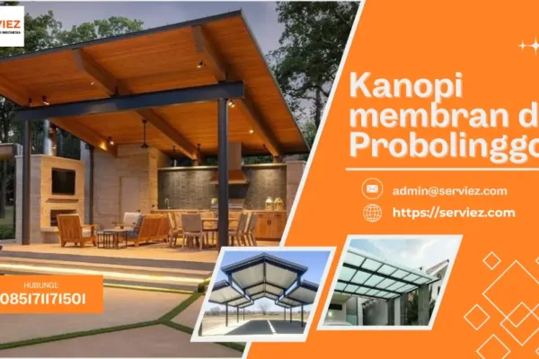 Kanopi membran di Probolinggo