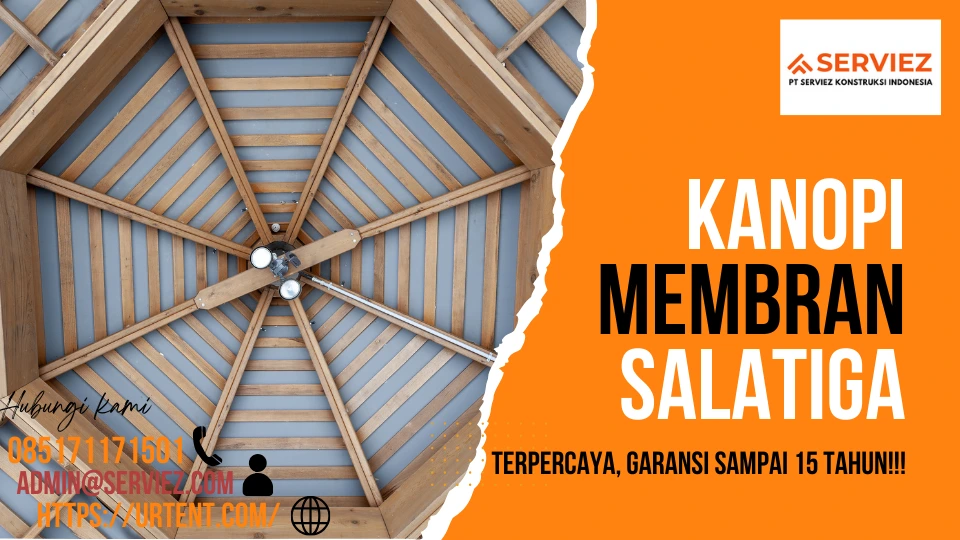 Kanopi membran di Salatiga