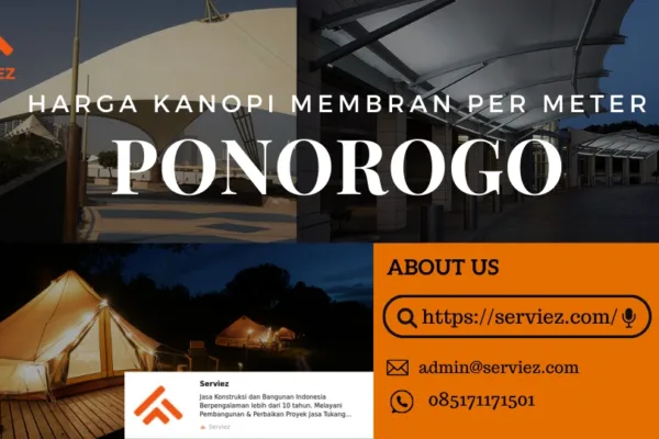 Harga Kanopi Membran Per Meter Ponorogo