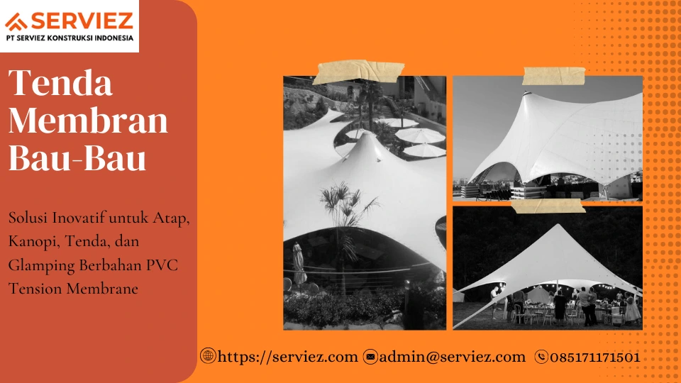 Tenda Membran di Bau-Bau