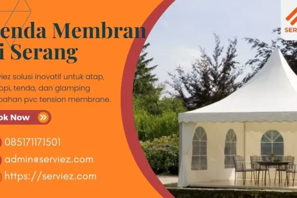Tenda Membran di Serang