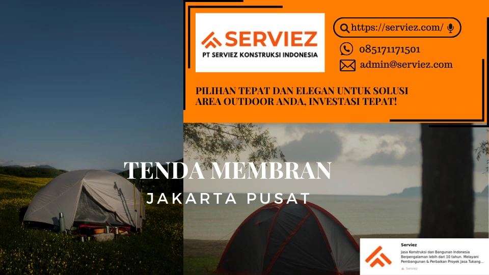 Tenda membran Jakarta Pusat