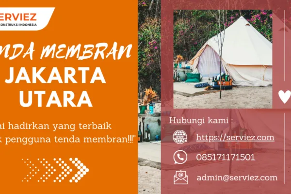 Tenda membran Jakarta Utara