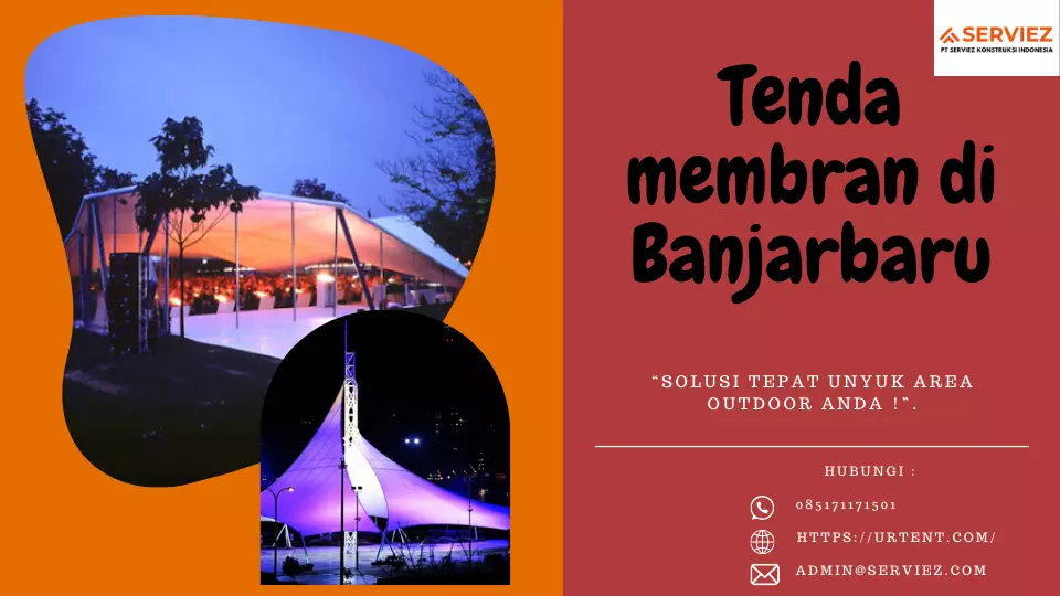 Tenda membran di Banjarbaru