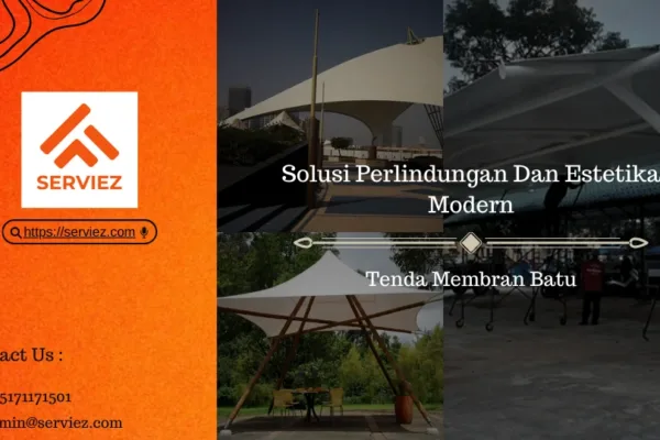 Tenda membran di Batu