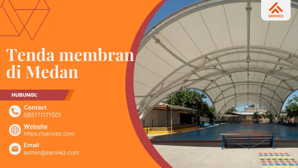 Tenda membran di Medan 