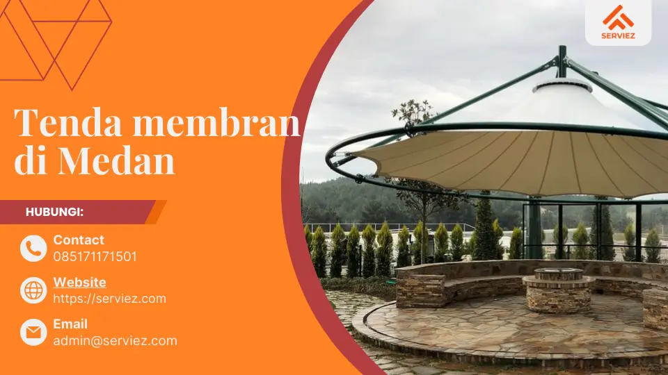 Tenda membran di Medan 
