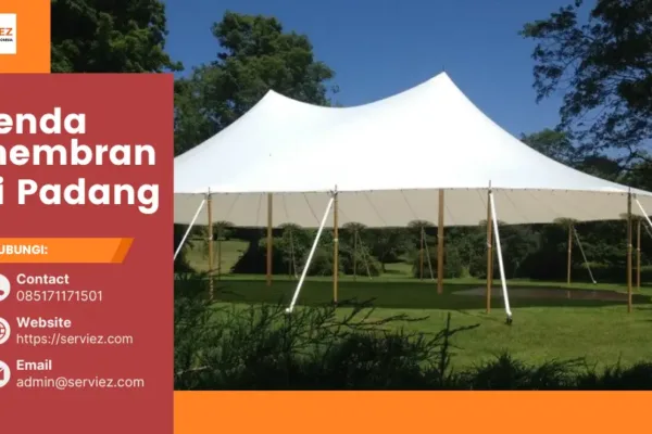 Tenda membran di Padang