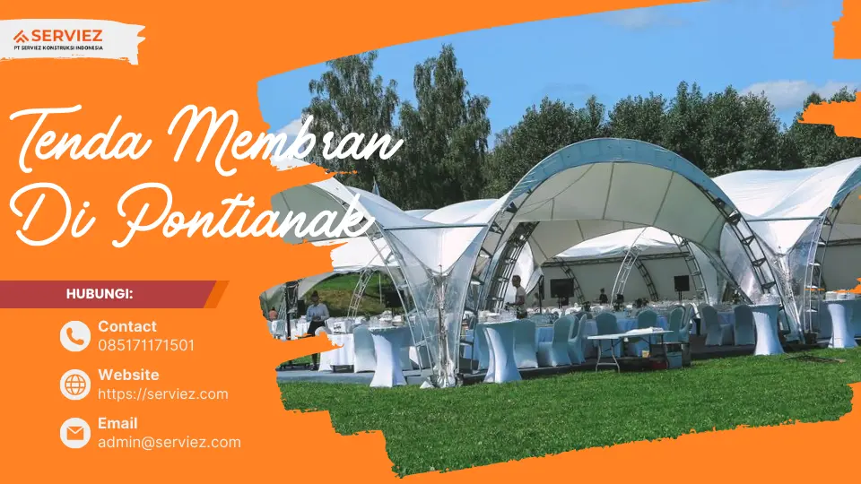 Tenda membran di Pontianak 