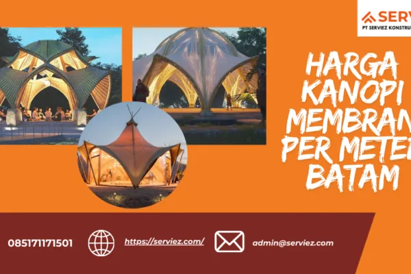 Harga Kanopi Membran Per Meter Batam