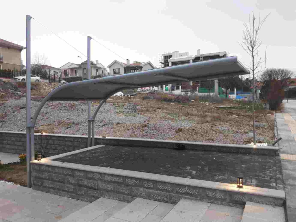 Jasa pasang carport membran jogja