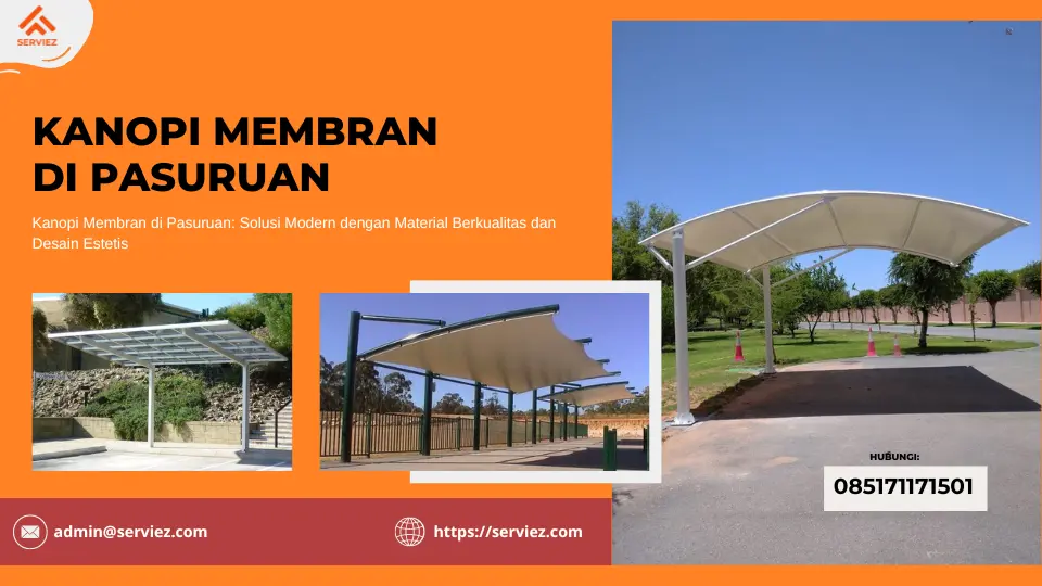 Kanopi membran di Pasuruan
