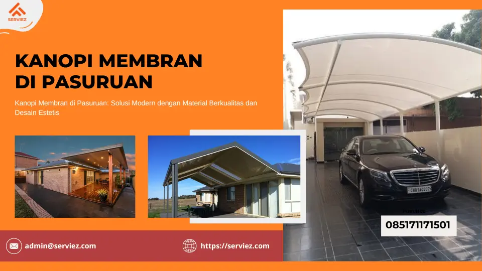 Kanopi membran di Pasuruan 