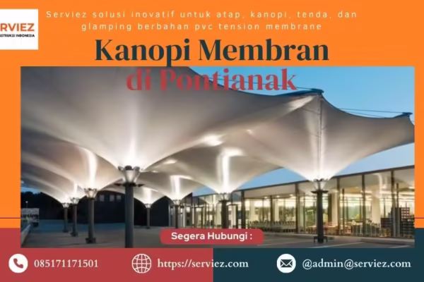 Kanopi Membran di Pontianak
